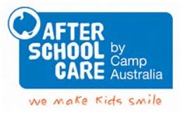After school care logo.